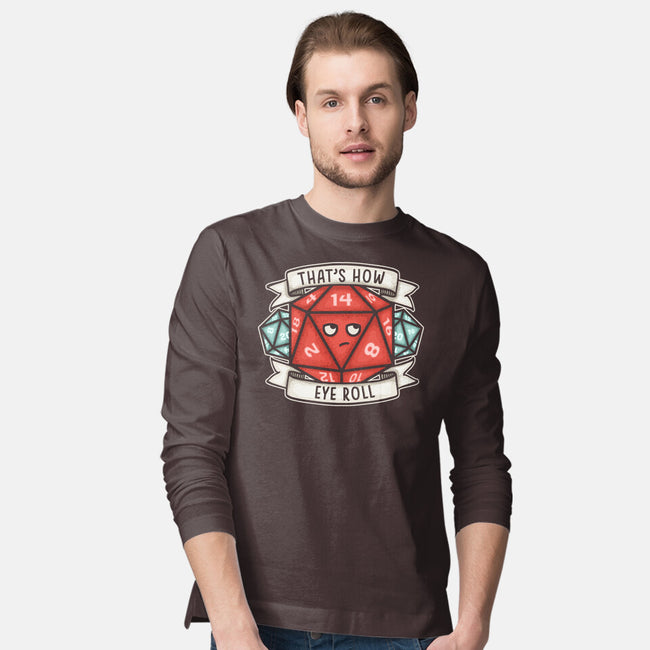 How Eye Roll-mens long sleeved tee-CoD Designs
