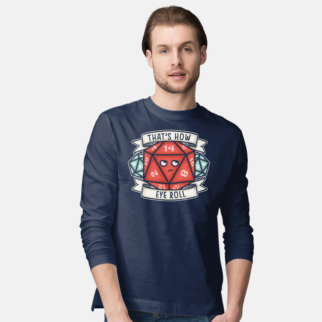 How Eye Roll-mens long sleeved tee-CoD Designs