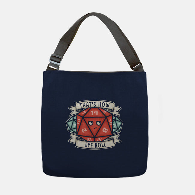 How Eye Roll-none adjustable tote-CoD Designs