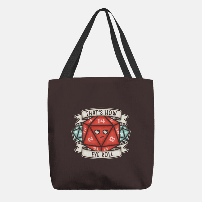 How Eye Roll-none basic tote-CoD Designs