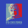 Po-Tay-Toes-none beach towel-kg07