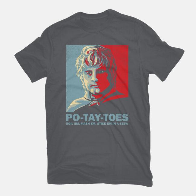Po-Tay-Toes-womens basic tee-kg07