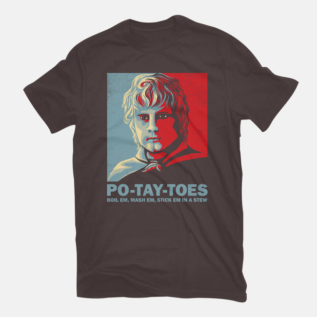 Po-Tay-Toes-womens basic tee-kg07