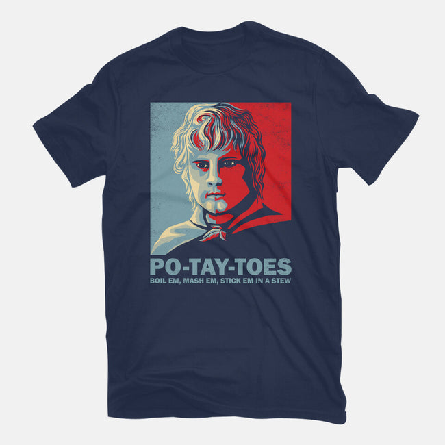 Po-Tay-Toes-womens basic tee-kg07