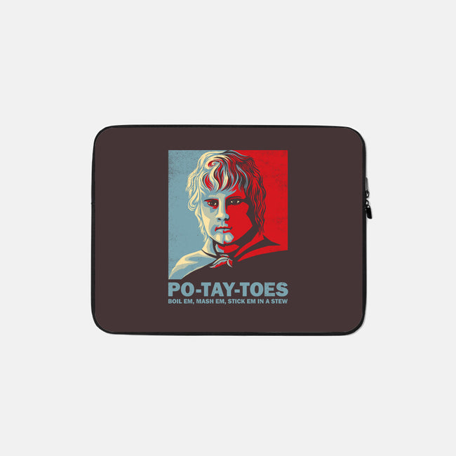 Po-Tay-Toes-none zippered laptop sleeve-kg07