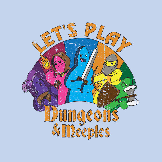 Lets Play Dungeons and Meeples-none removable cover throw pillow-T33s4U