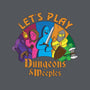 Lets Play Dungeons and Meeples-none fleece blanket-T33s4U