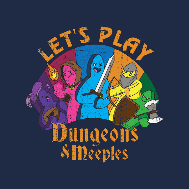 Lets Play Dungeons and Meeples-unisex kitchen apron-T33s4U