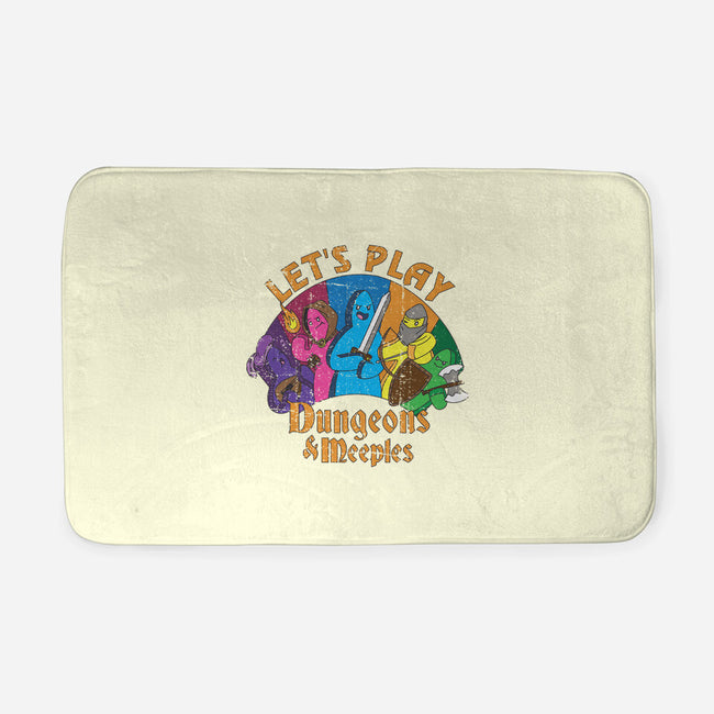 Lets Play Dungeons and Meeples-none memory foam bath mat-T33s4U