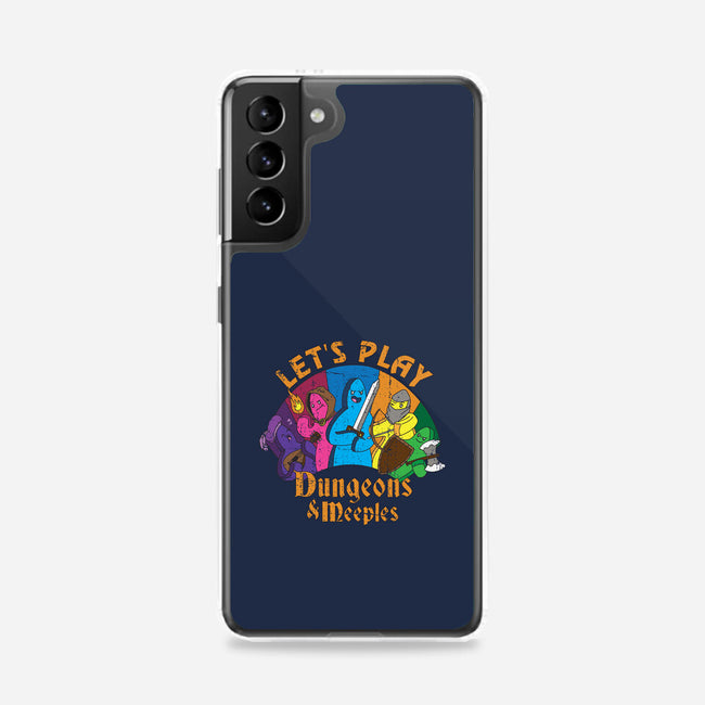 Lets Play Dungeons and Meeples-samsung snap phone case-T33s4U
