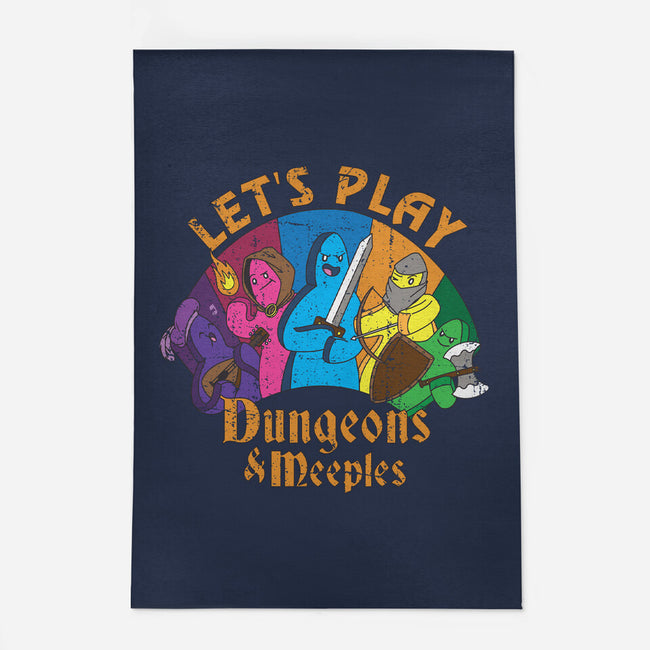 Lets Play Dungeons and Meeples-none outdoor rug-T33s4U