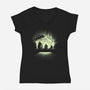 Forest Keepers-womens v-neck tee-fanfreak1