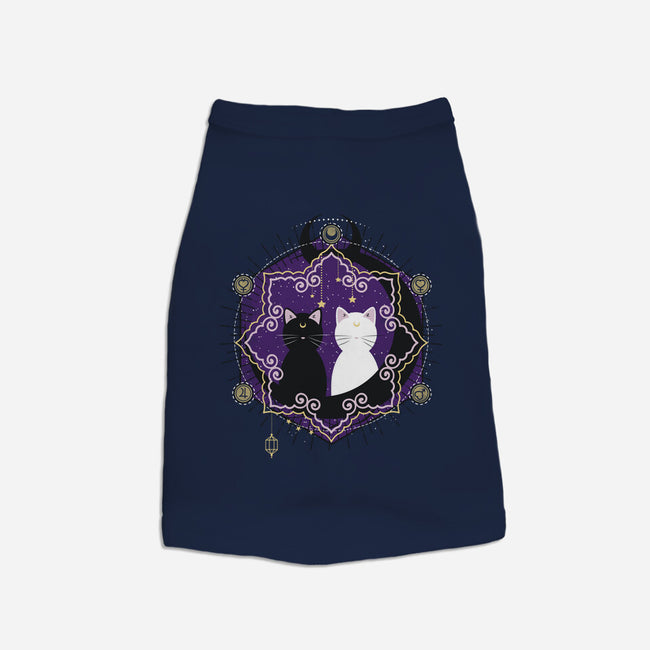 Crescent Moon Cats-cat basic pet tank-Liewrite