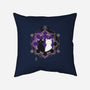 Crescent Moon Cats-none removable cover w insert throw pillow-Liewrite