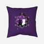 Crescent Moon Cats-none removable cover throw pillow-Liewrite