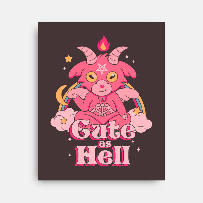 Cute as Hell-none stretched canvas-Thiago Correa