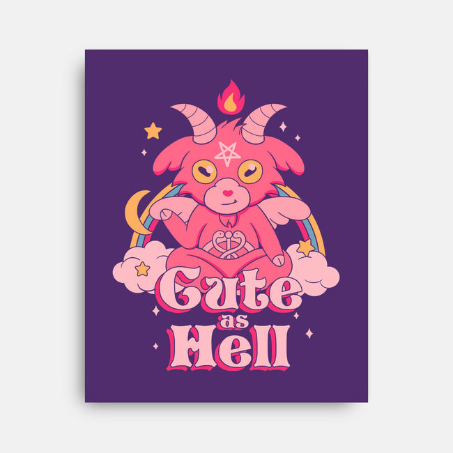 Cute as Hell-none stretched canvas-Thiago Correa