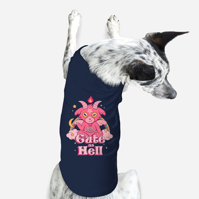 Cute as Hell-dog basic pet tank-Thiago Correa