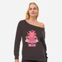 Cute as Hell-womens off shoulder sweatshirt-Thiago Correa