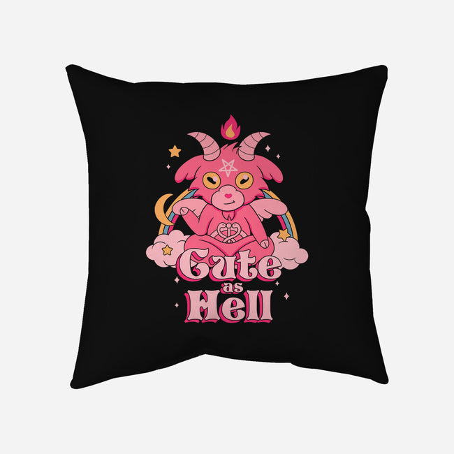 Cute as Hell-none removable cover w insert throw pillow-Thiago Correa