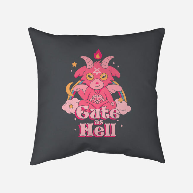 Cute as Hell-none removable cover w insert throw pillow-Thiago Correa