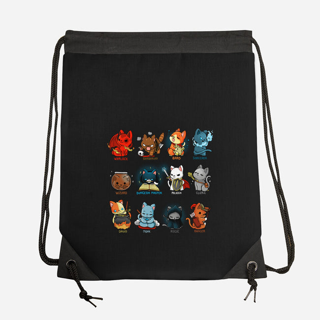 Kitten Role Play-none drawstring bag-Vallina84