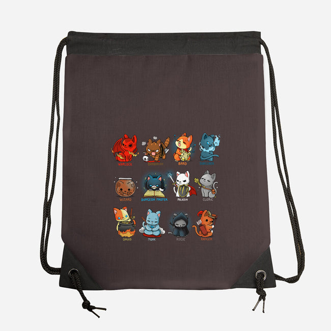 Kitten Role Play-none drawstring bag-Vallina84