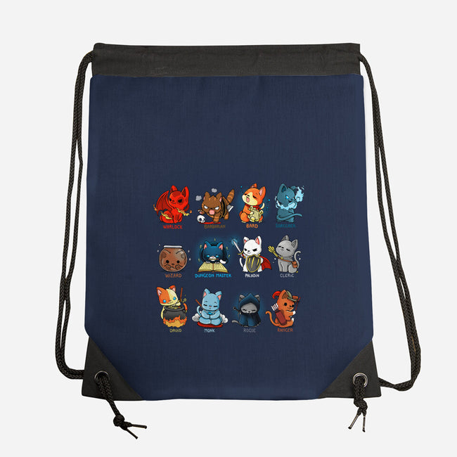 Kitten Role Play-none drawstring bag-Vallina84
