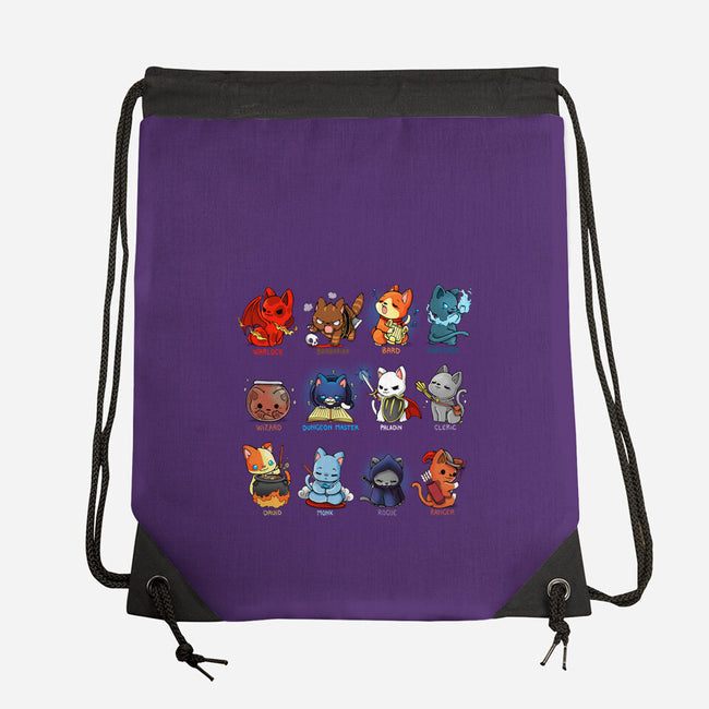 Kitten Role Play-none drawstring bag-Vallina84
