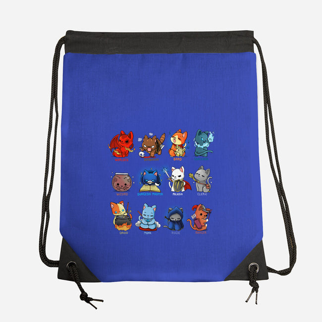 Kitten Role Play-none drawstring bag-Vallina84