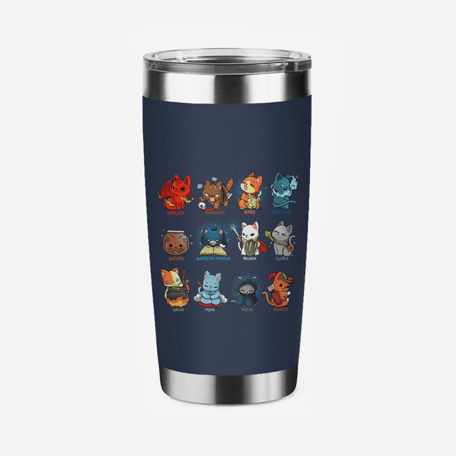 Kitten Role Play-none stainless steel tumbler drinkware-Vallina84