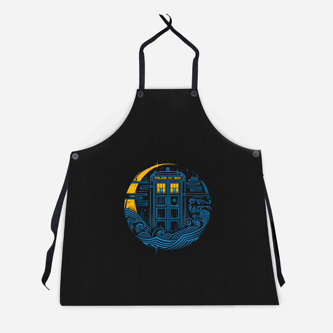 Time Traveler-unisex kitchen apron-StudioM6
