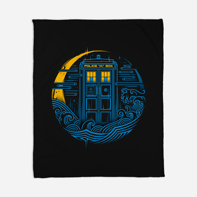 Time Traveler-none fleece blanket-StudioM6