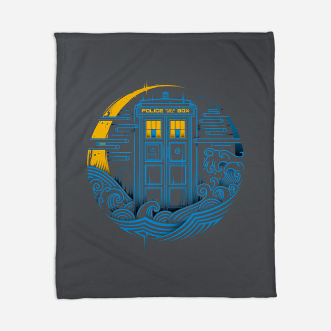 Time Traveler-none fleece blanket-StudioM6