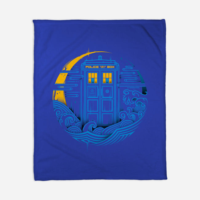 Time Traveler-none fleece blanket-StudioM6