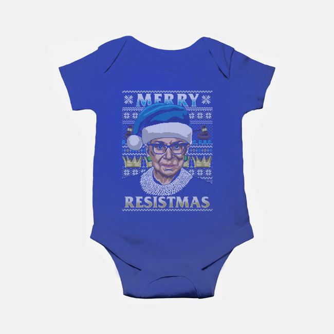 Merry Resistmas-baby basic onesie-CoD Designs