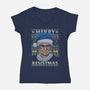 Merry Resistmas-womens v-neck tee-CoD Designs
