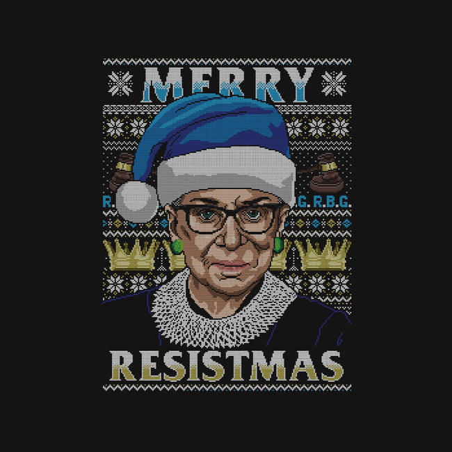 Merry Resistmas-none stretched canvas-CoD Designs
