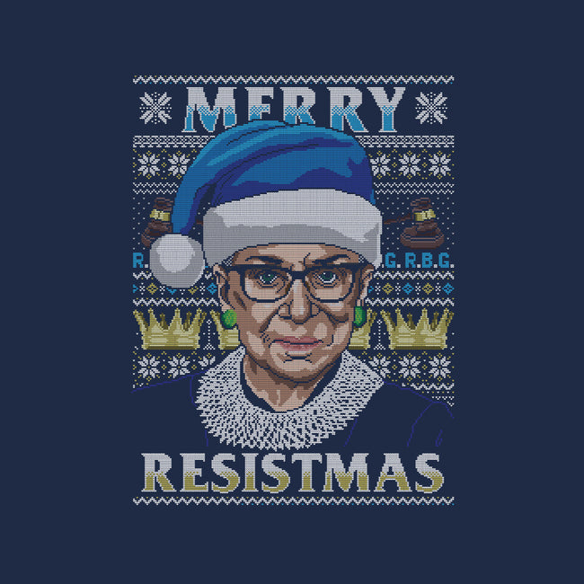 Merry Resistmas-none stretched canvas-CoD Designs