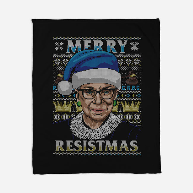 Merry Resistmas-none fleece blanket-CoD Designs