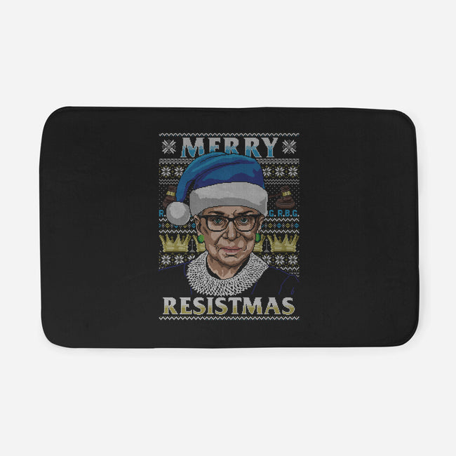 Merry Resistmas-none memory foam bath mat-CoD Designs