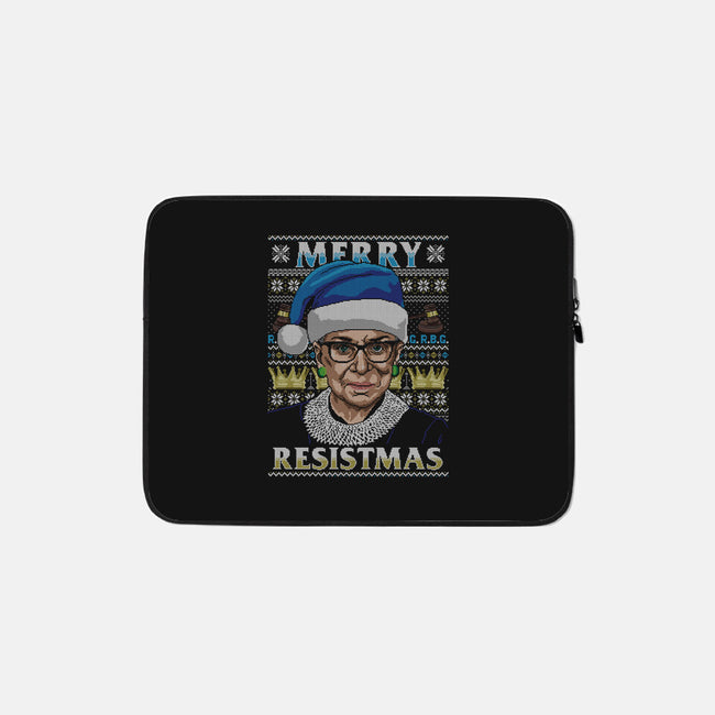 Merry Resistmas-none zippered laptop sleeve-CoD Designs
