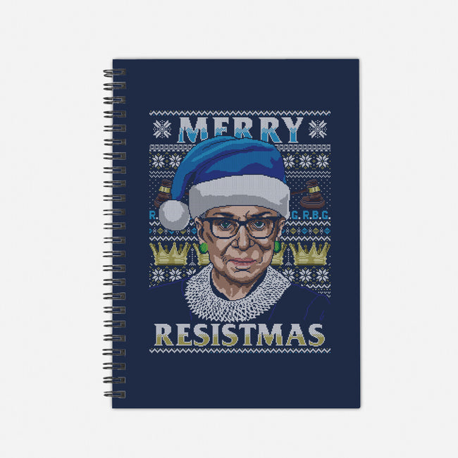 Merry Resistmas-none dot grid notebook-CoD Designs