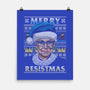 Merry Resistmas-none matte poster-CoD Designs