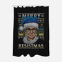 Merry Resistmas-none polyester shower curtain-CoD Designs