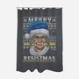 Merry Resistmas-none polyester shower curtain-CoD Designs