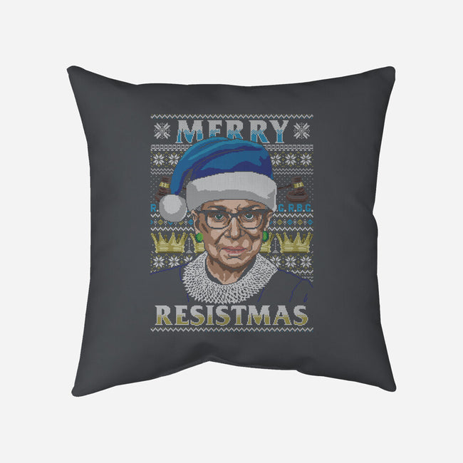 Merry Resistmas-none non-removable cover w insert throw pillow-CoD Designs