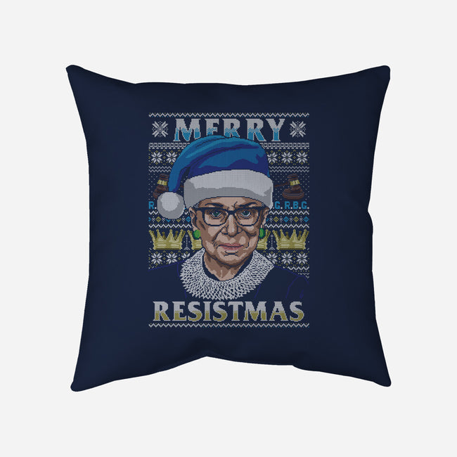 Merry Resistmas-none non-removable cover w insert throw pillow-CoD Designs