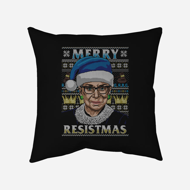 Merry Resistmas-none removable cover throw pillow-CoD Designs
