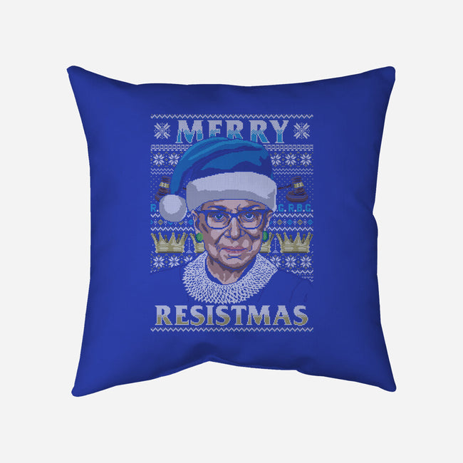 Merry Resistmas-none removable cover throw pillow-CoD Designs